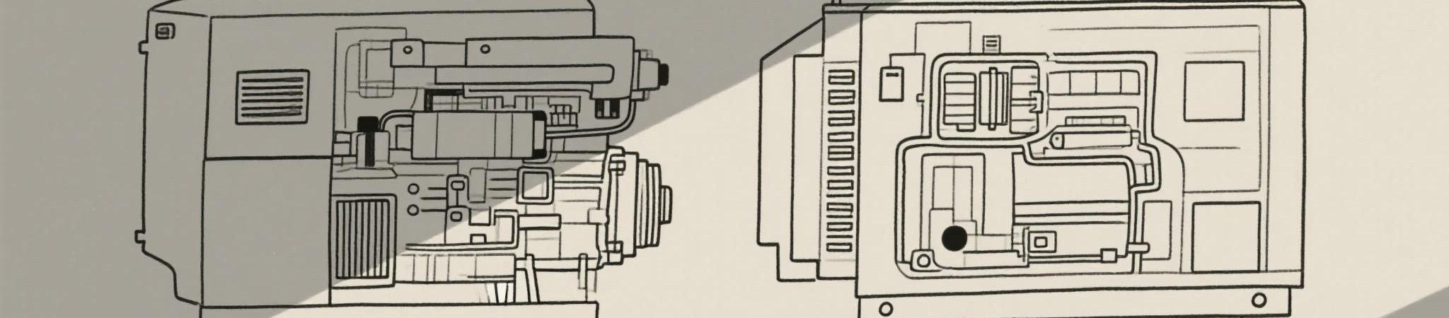 How a Portable Diesel Generator Works Diagram showing how a portable diesel generator produces electricity