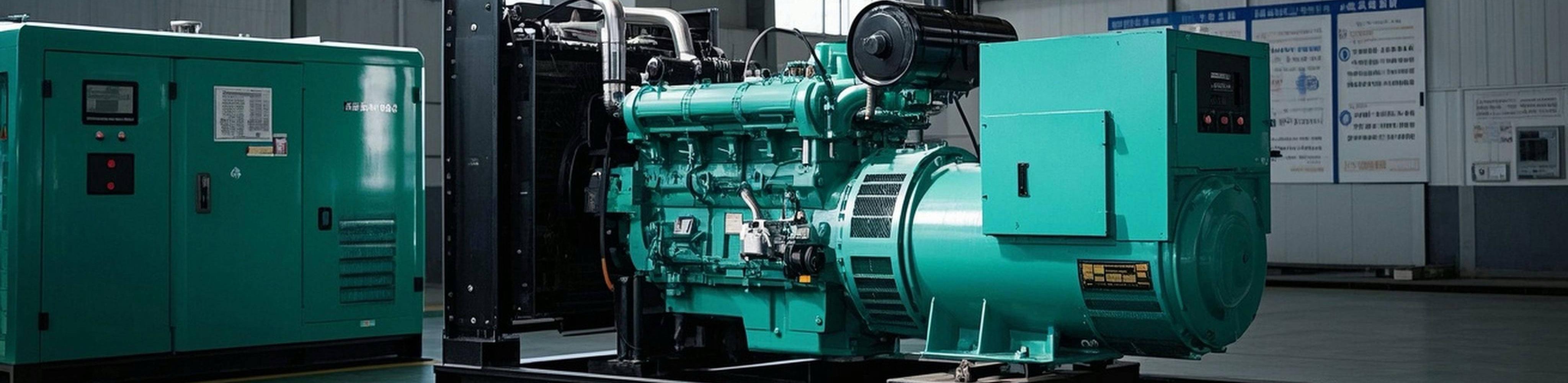 Smart Manufacturing Powered by Diesel Generator Diesel generator installed in smart factory