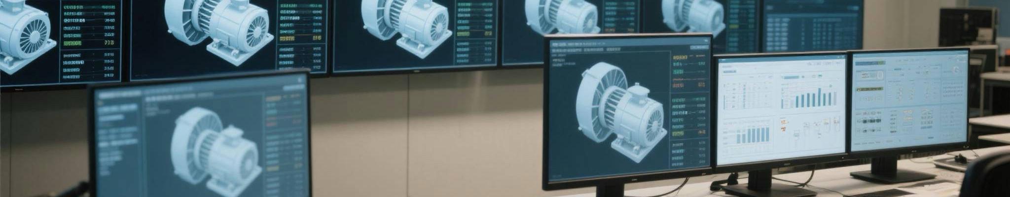 Remote Monitoring Center for Diesel Generators Control center remotely monitoring industrial diesel generators in real time