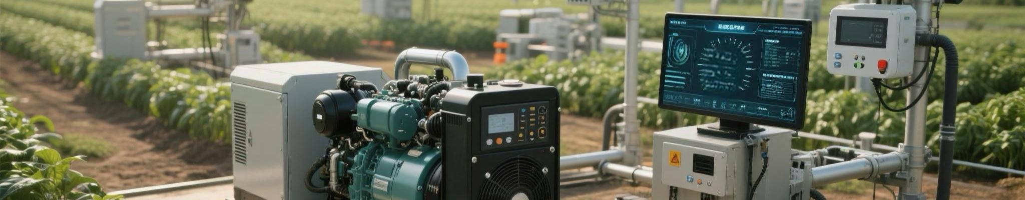 Smart Diesel Generator System in Modern Farming AI-powered smart agricultural system integrated with diesel generator