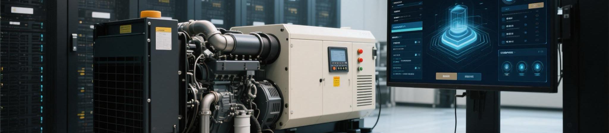 Diesel Generator Supporting Indian Smart Data Center AI-powered diesel generator system in Indian data center