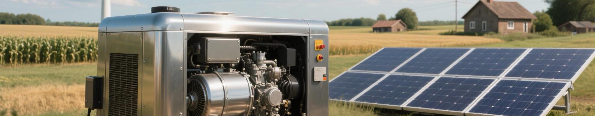 Hybrid power system integrating diesel generator and renewable energy