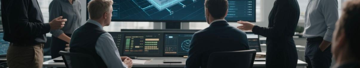 Digital Twin of Generator Supply Chain Digital twin supply chain dashboard showing real-time status and blockchain integration