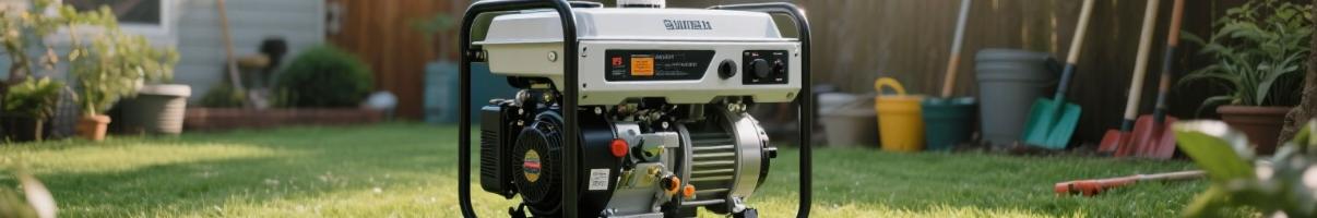 Generator diesel dan bensin yang digunakan dalam pengaturan industri dan rumah 