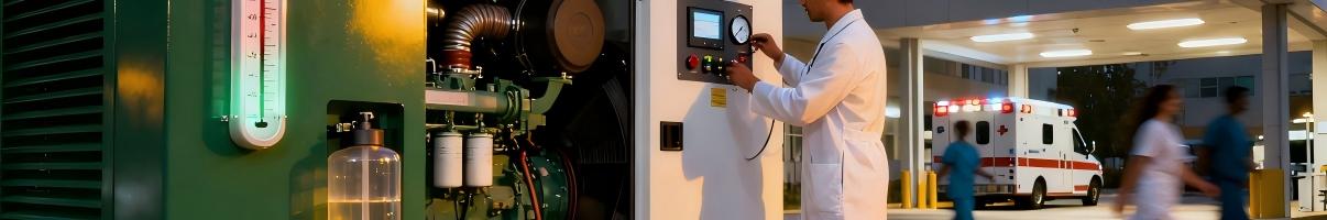 Diesel generator application in industrial and emergency site