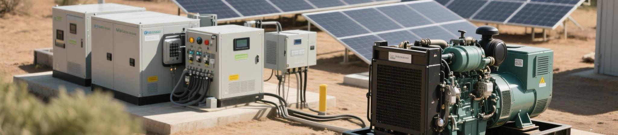 Smart microgrid with diesel generator and renewable energy systems in a remote community