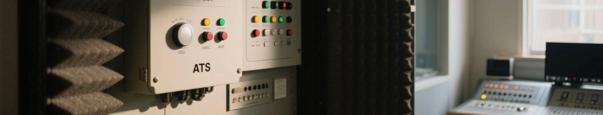 ATS system and acoustic enclosure setup in 5G base station control room