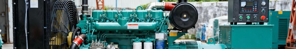 Diesel generator structure and working components