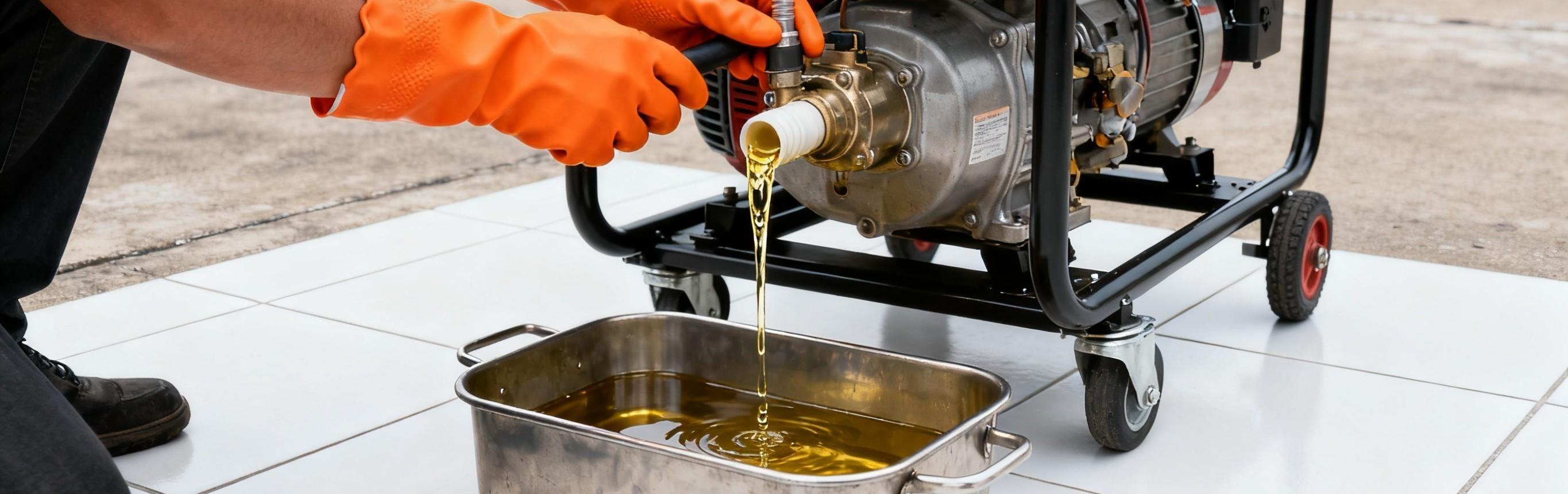 How to drain gasoline from a generator safely