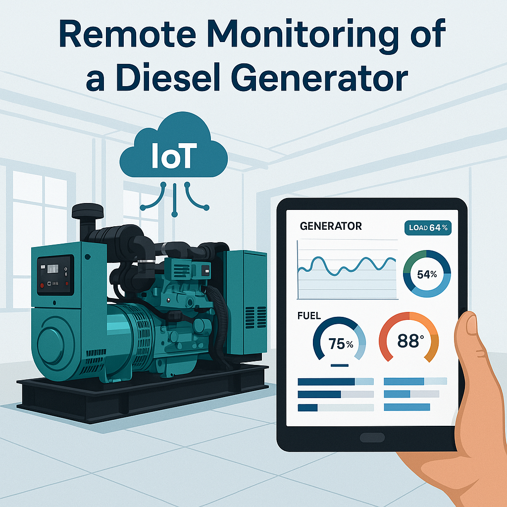 How Does IoT Enhance The Monitoring And Management of Industrial Generators?
