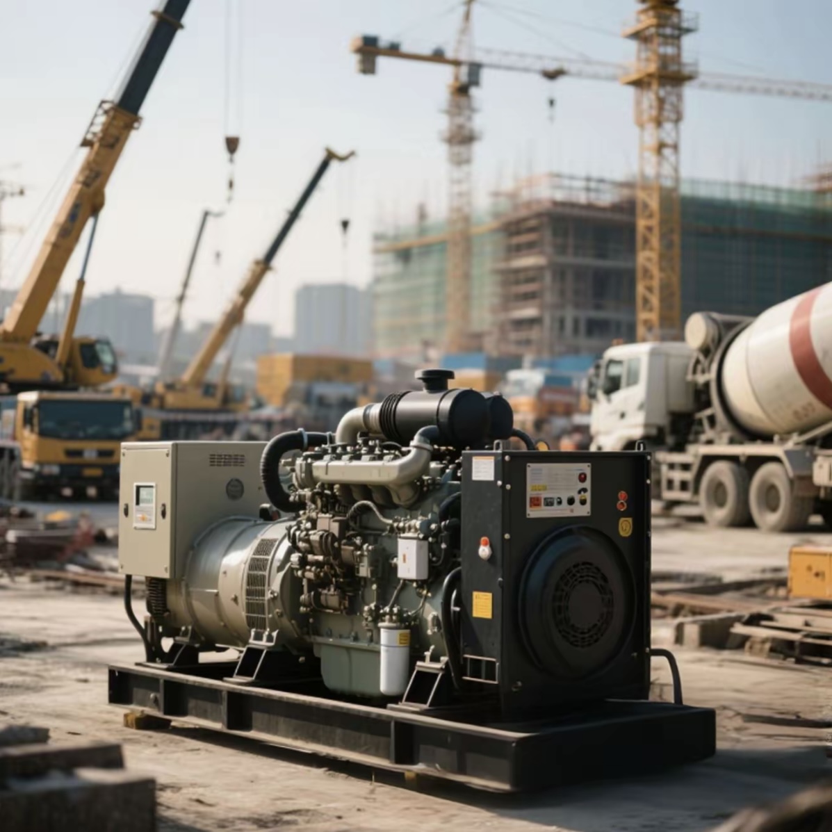 Optimal Diesel Generator Setup for Construction Sites