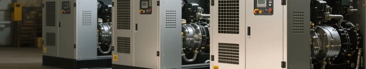 Modular Diesel Generator Units in Parallel Setup Three modular diesel generator units paralleled on site