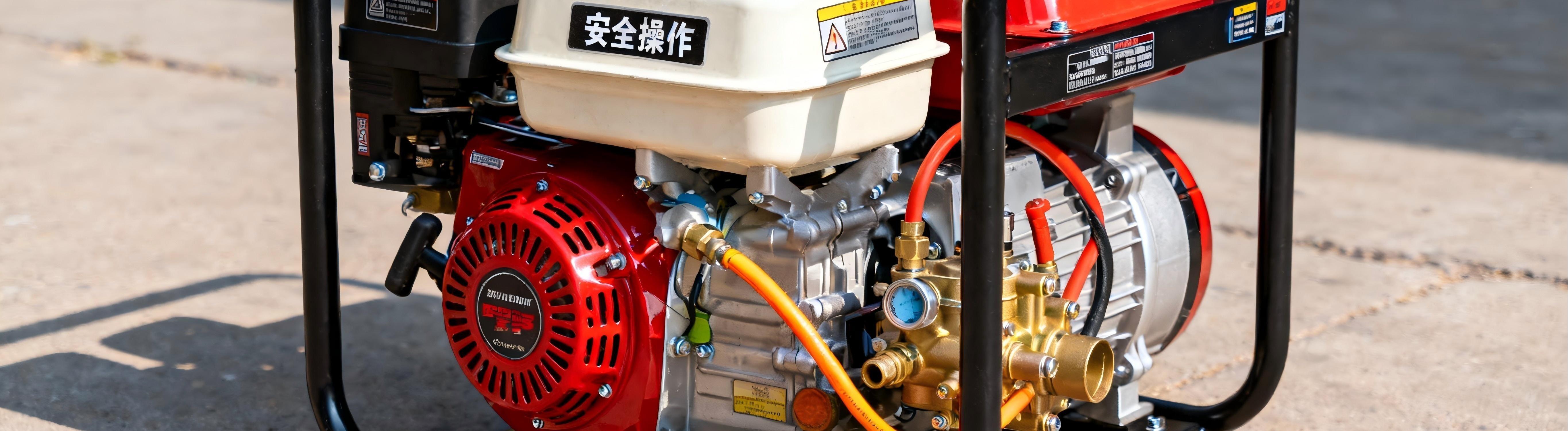 Gasoline generator fuel system before draining gasoline