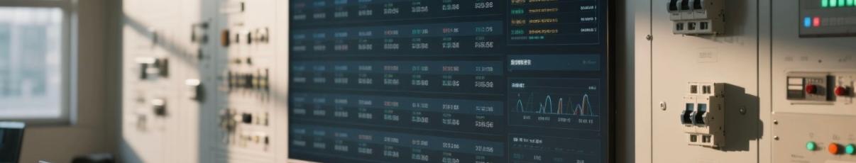 IoT dashboard showing real-time monitoring and ATS status in control center