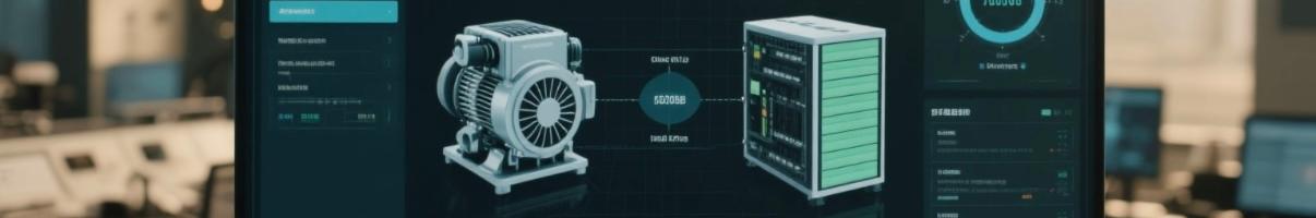 Control panel showing diesel generator integrated with energy storage in a microgrid