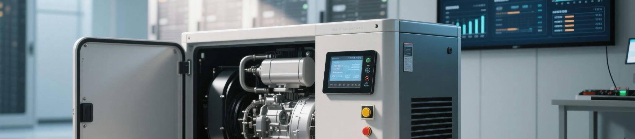 AI and IoT controlled silent diesel generator in action