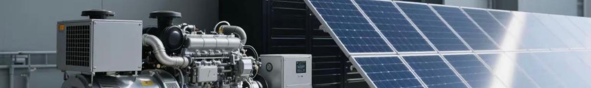 Hybrid diesel generator and solar-plus-storage system in Africa