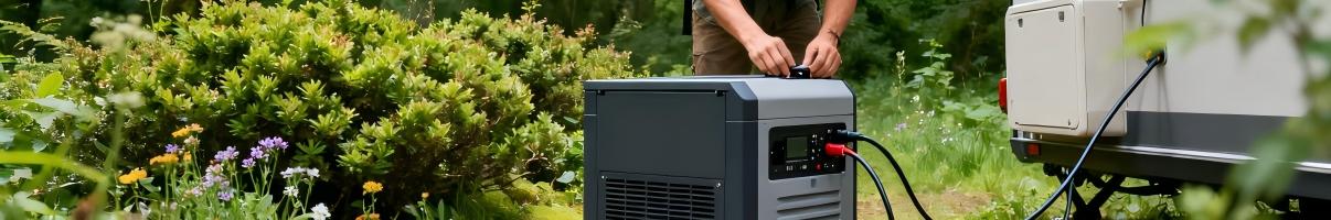 Eco-friendly use of diesel generator in camping site
