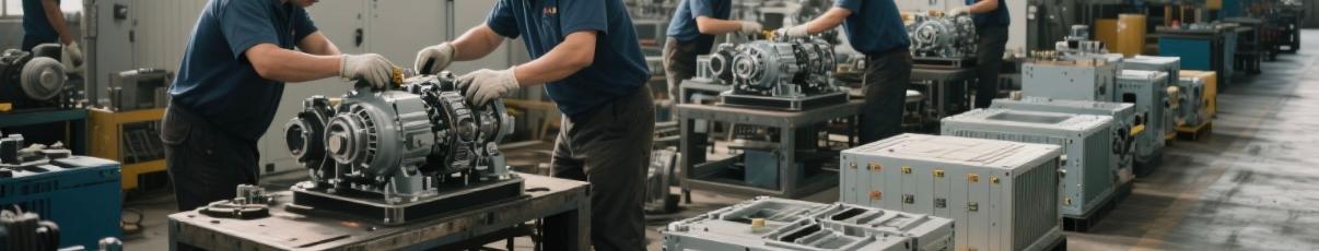 Modular Generator Component Assembly Line Factory production line of modular hybrid power generator components