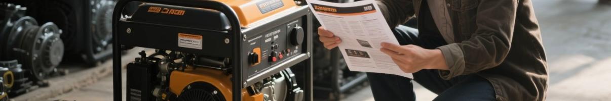 Teknisi Membandingkan Spesifikasi Generator Diesel dan Bensin