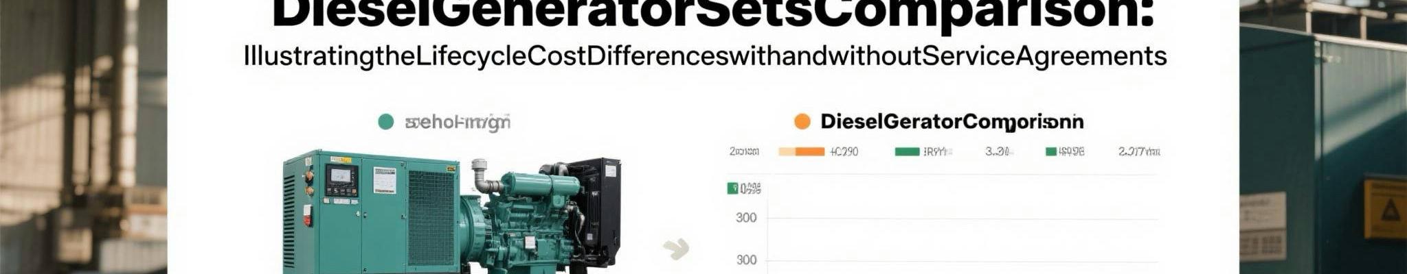 Cost savings with diesel generator warranty and service vs. without