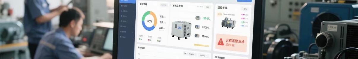 Remote monitoring interface for diesel and gas generator systems